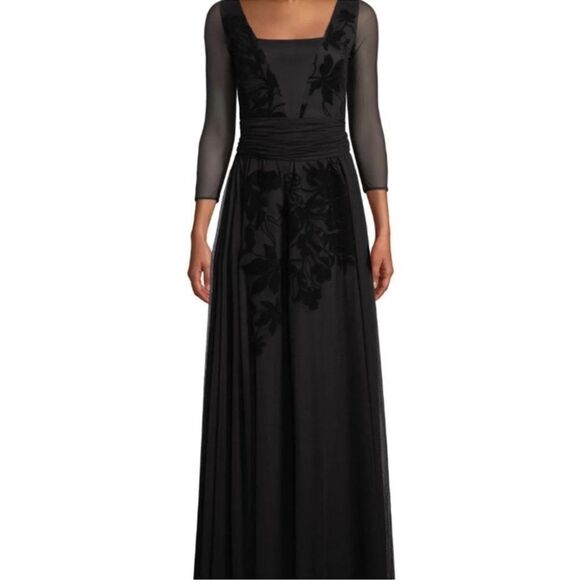 Chiara Boni Couture La Petite Robe Square Velvet
Floral Maxi Gown Tulle US 12 XL - Picture 14 of 15